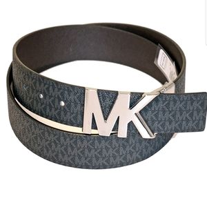 Women's MK logo buckle belt Large Reversible